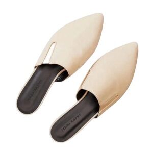 Jenni Kayne Oiled Leather Mules Size 36 EU NWT